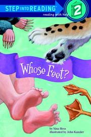 Whose feet? Book cover