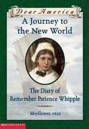 A journey to the New World : the diary of Remember Patience Whipple Book cover