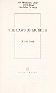 The laws of murder  Cover Image