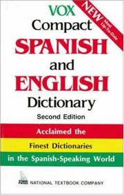 Vox compact Spanish and English dictionary : English-Spanish/Spanish-English  Cover Image