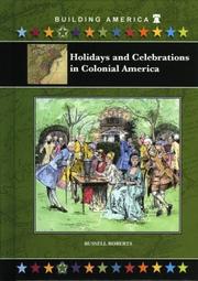 Holidays and celebrations in colonial America  Cover Image