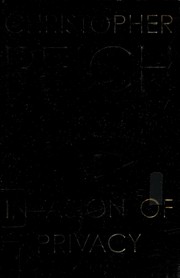 Invasion of privacy : a novel Book cover